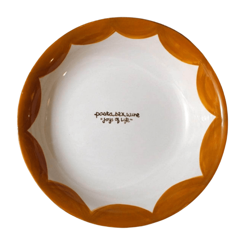 Hand painted Family Style Pasta Bowl Maison Flâneur 