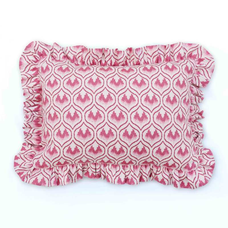 Ikat Heart Cushion