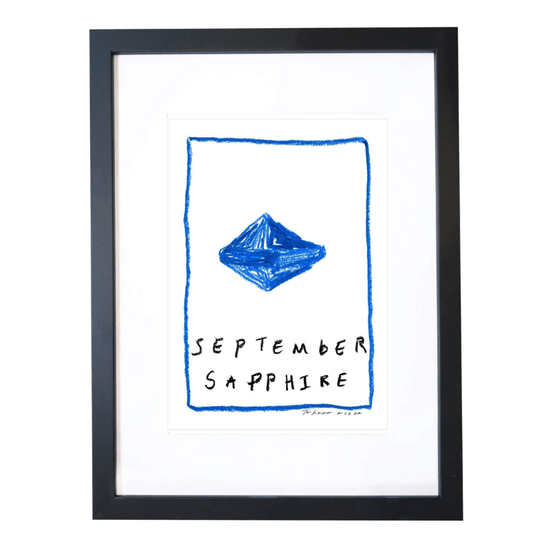 September Birthstone Art Print