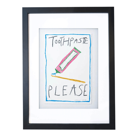 Toothpaste Please Art Print