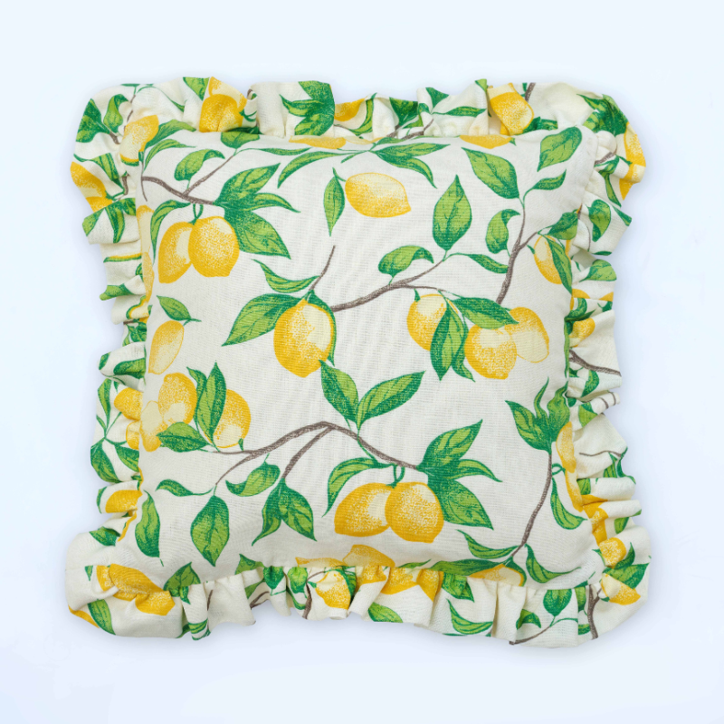 Capri Lemon Cushion