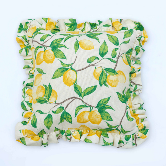 Capri Lemon Cushion