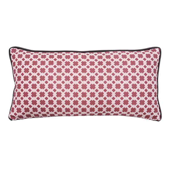 Lattice Cane Cushion