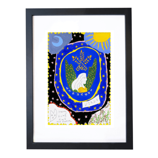 Virgo Horoscope Art Print