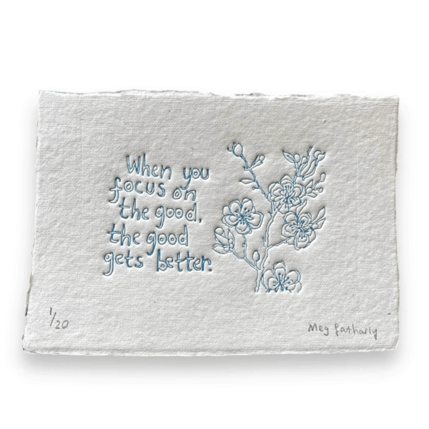 Limited Edition - Colour Embossing Art Piece