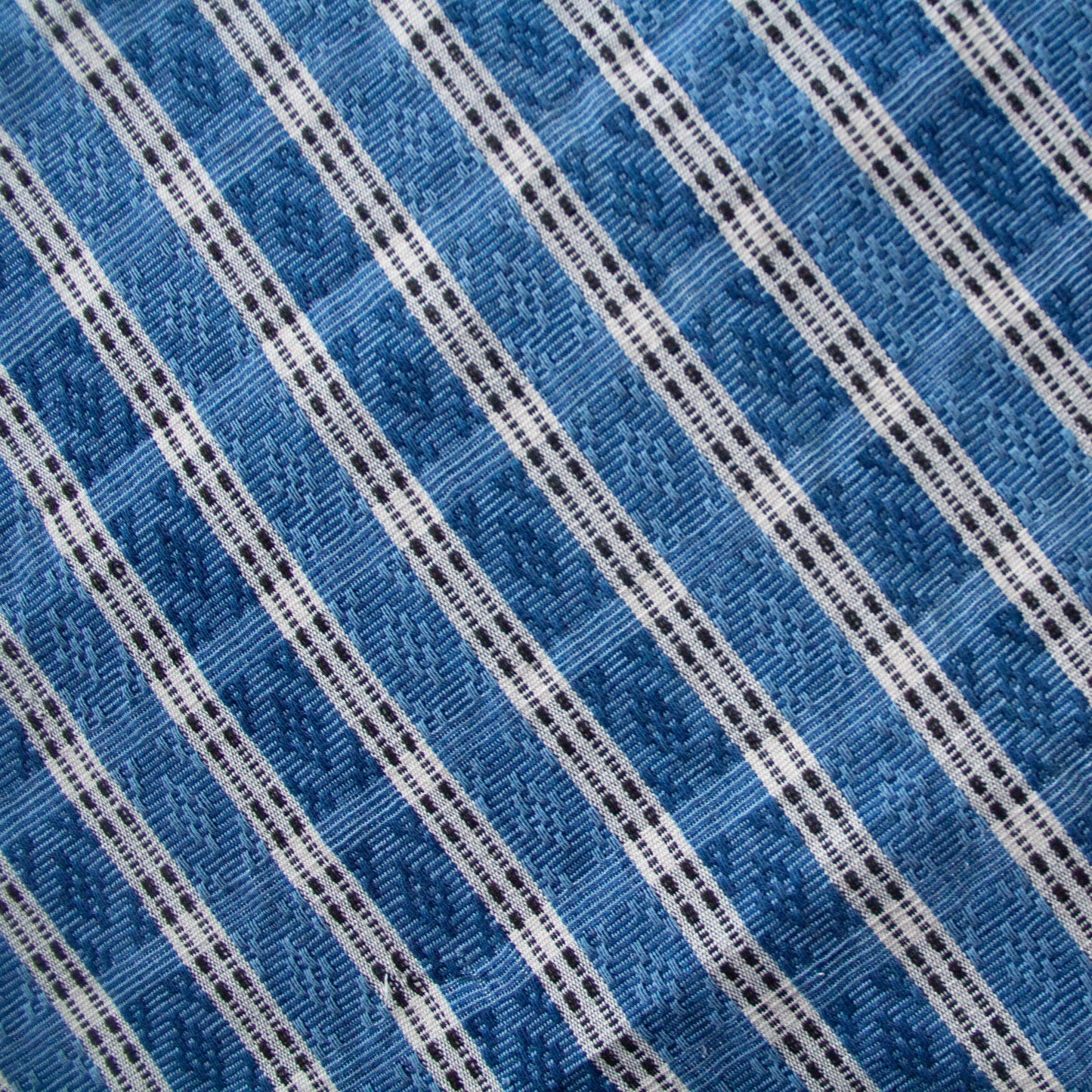 I'm-Blue Indigo Dye Throw Blanket