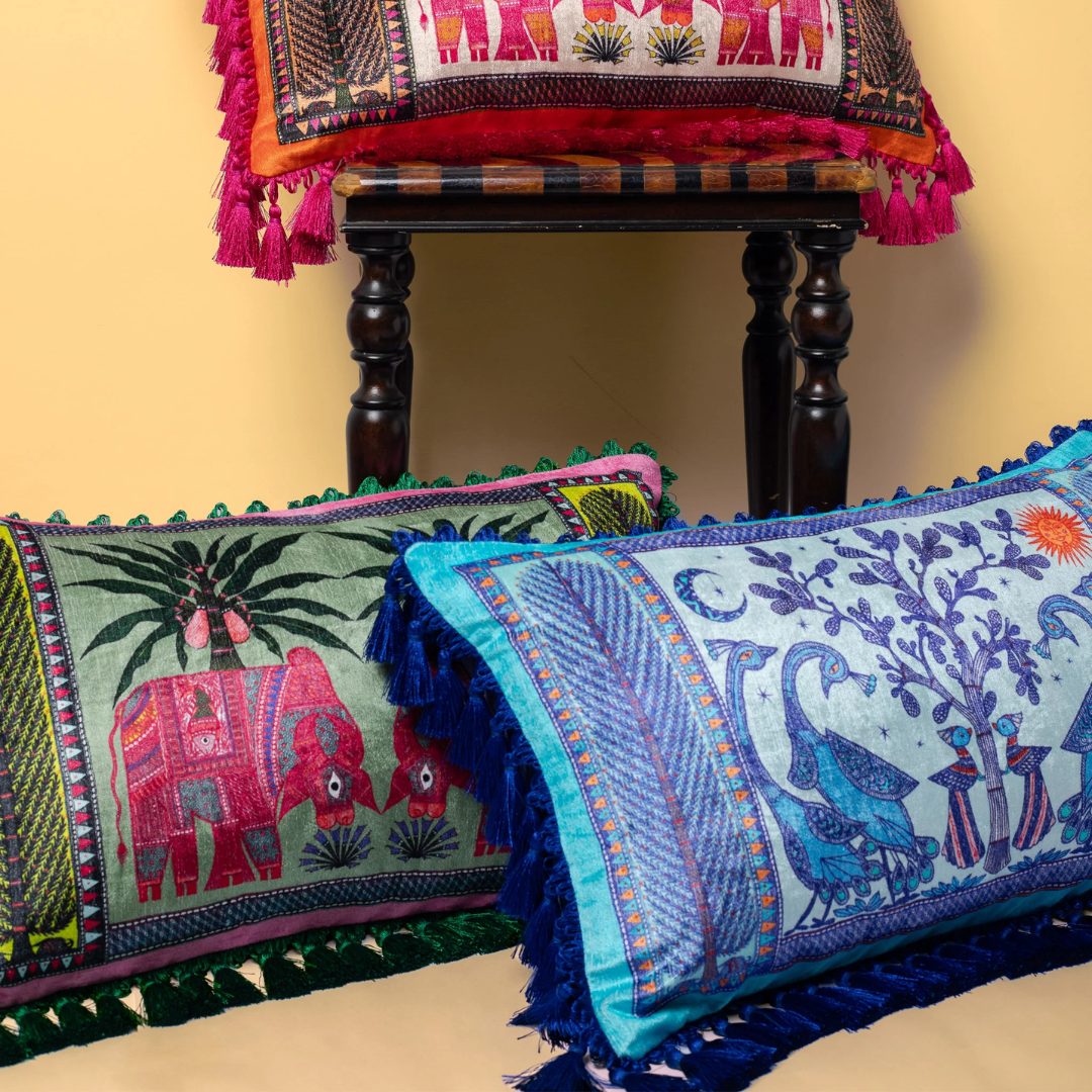 Nandi Cotton Velvet Cushion