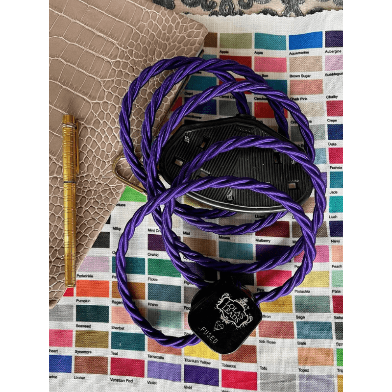 Fabric Extension Cable in Liberty Purple