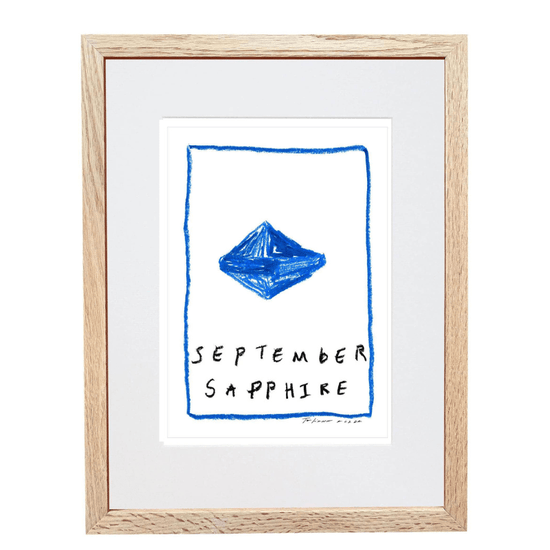 September Birthstone Art Print