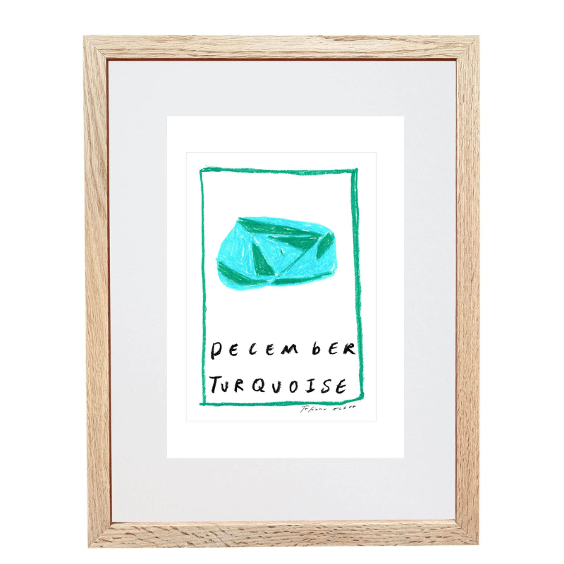 December Birthstone Art Print