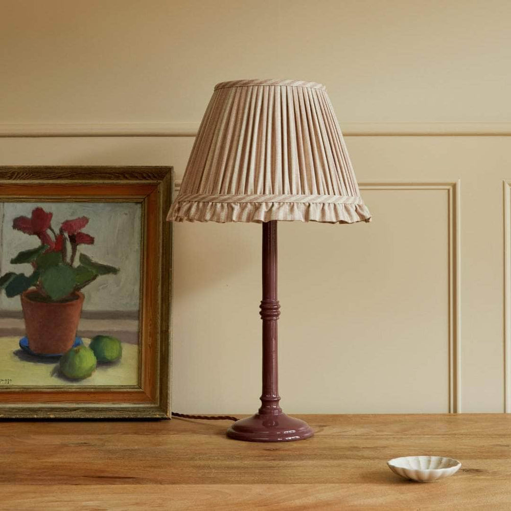 The Isla Lamp - Aubergine Red