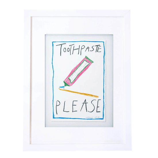 Toothpaste Please Art Print