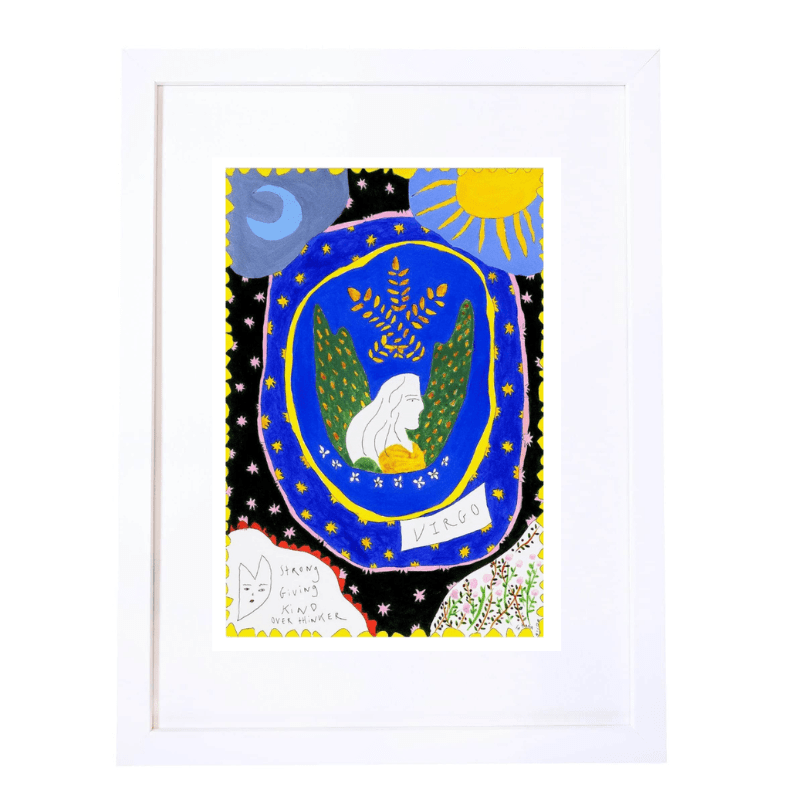 Virgo Horoscope Art Print