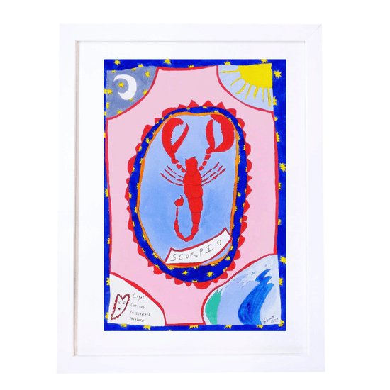 Scorpio Horoscope Art Print