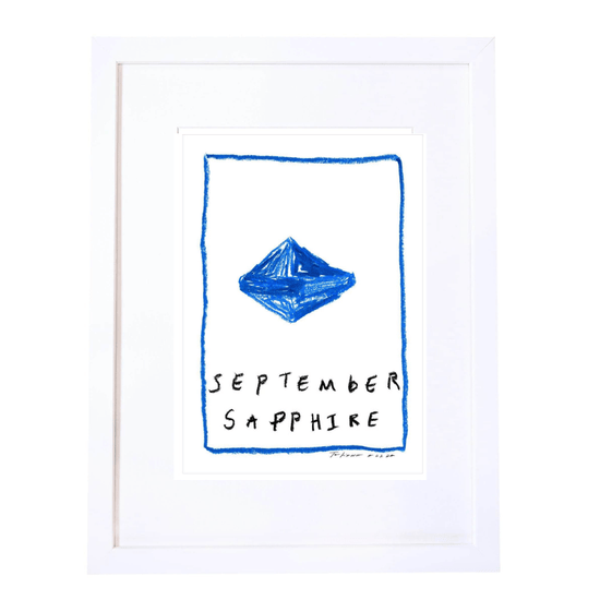 September Birthstone Art Print