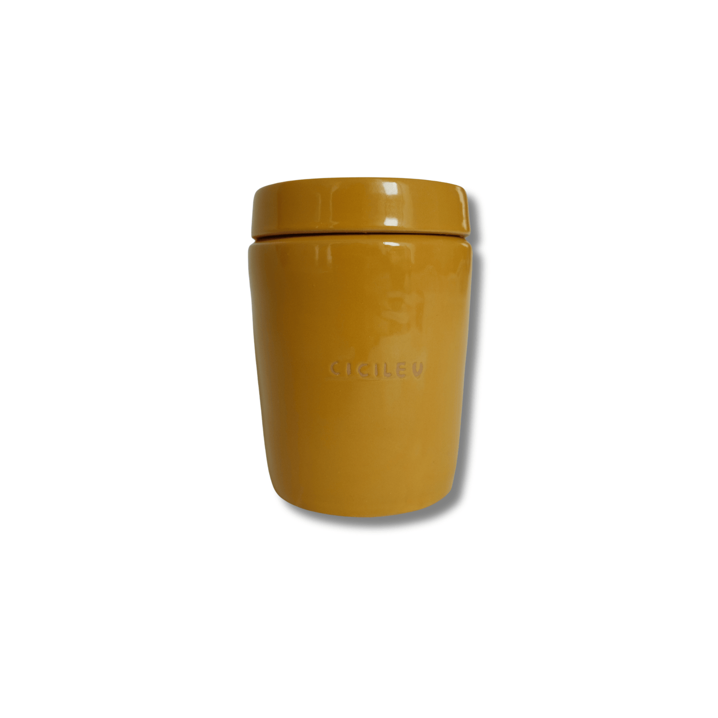 Ceramic Honey Almond Soy Wax Candle