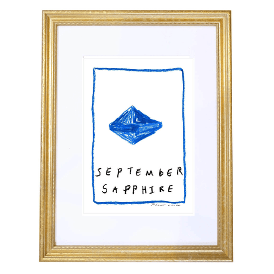 September Birthstone Art Print