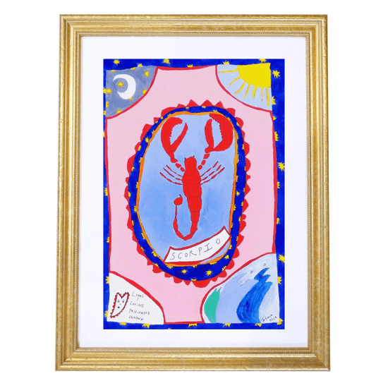 Scorpio Horoscope Art Print