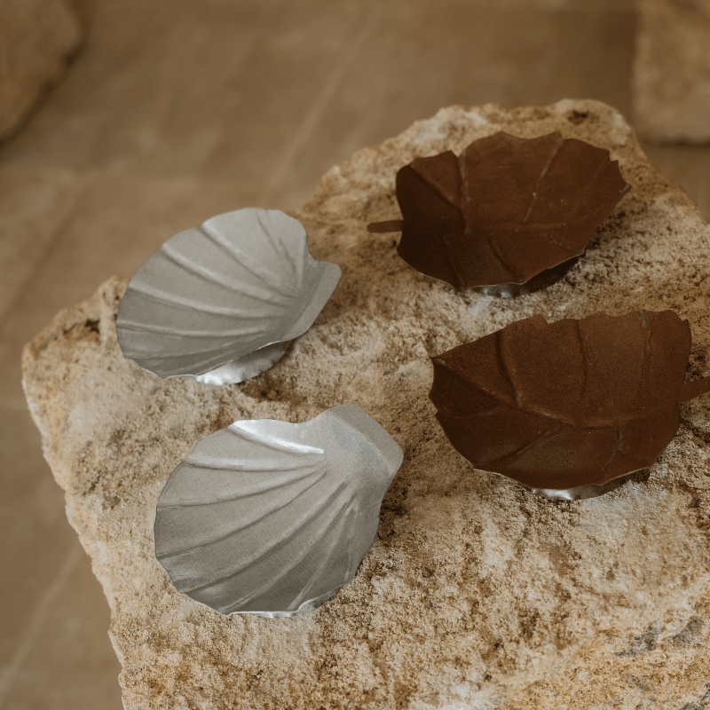 Small Hand-wrought Aluminium Shell Bowl