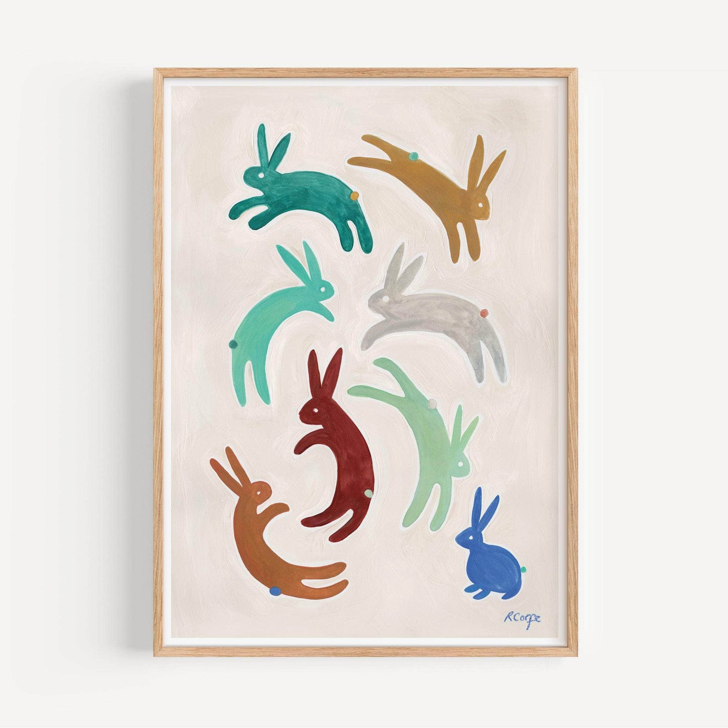 A1 - Rabbits Print