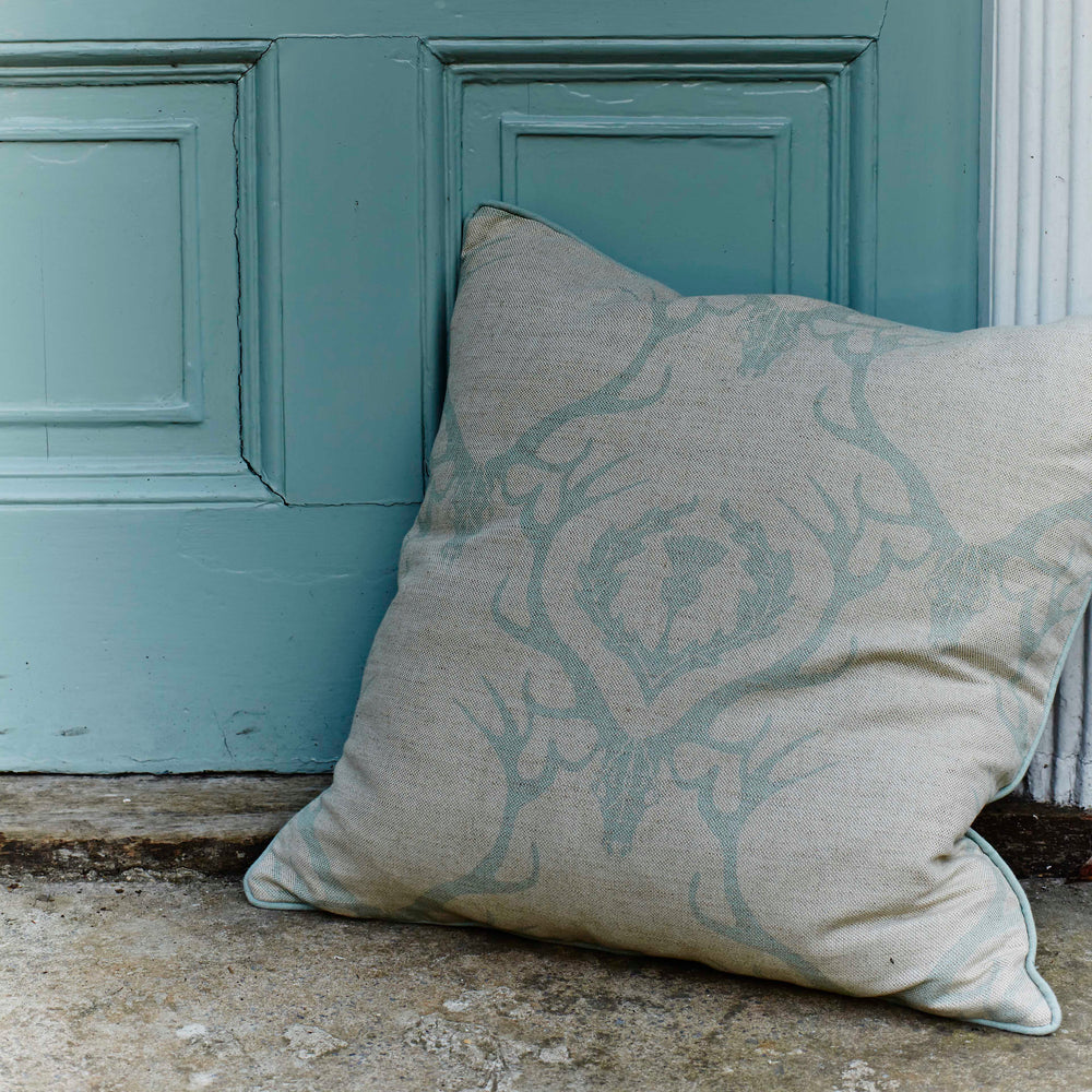 Deer Damask Cushion