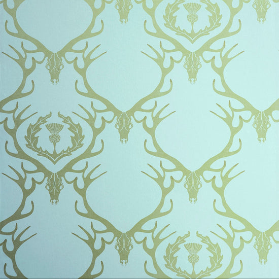 Deer Damask Wallpaper