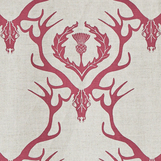 Deer Damask Fabric