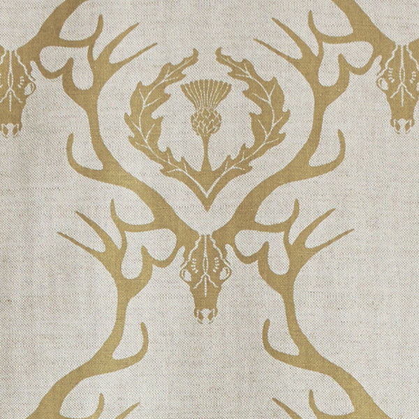 Deer Damask Fabric