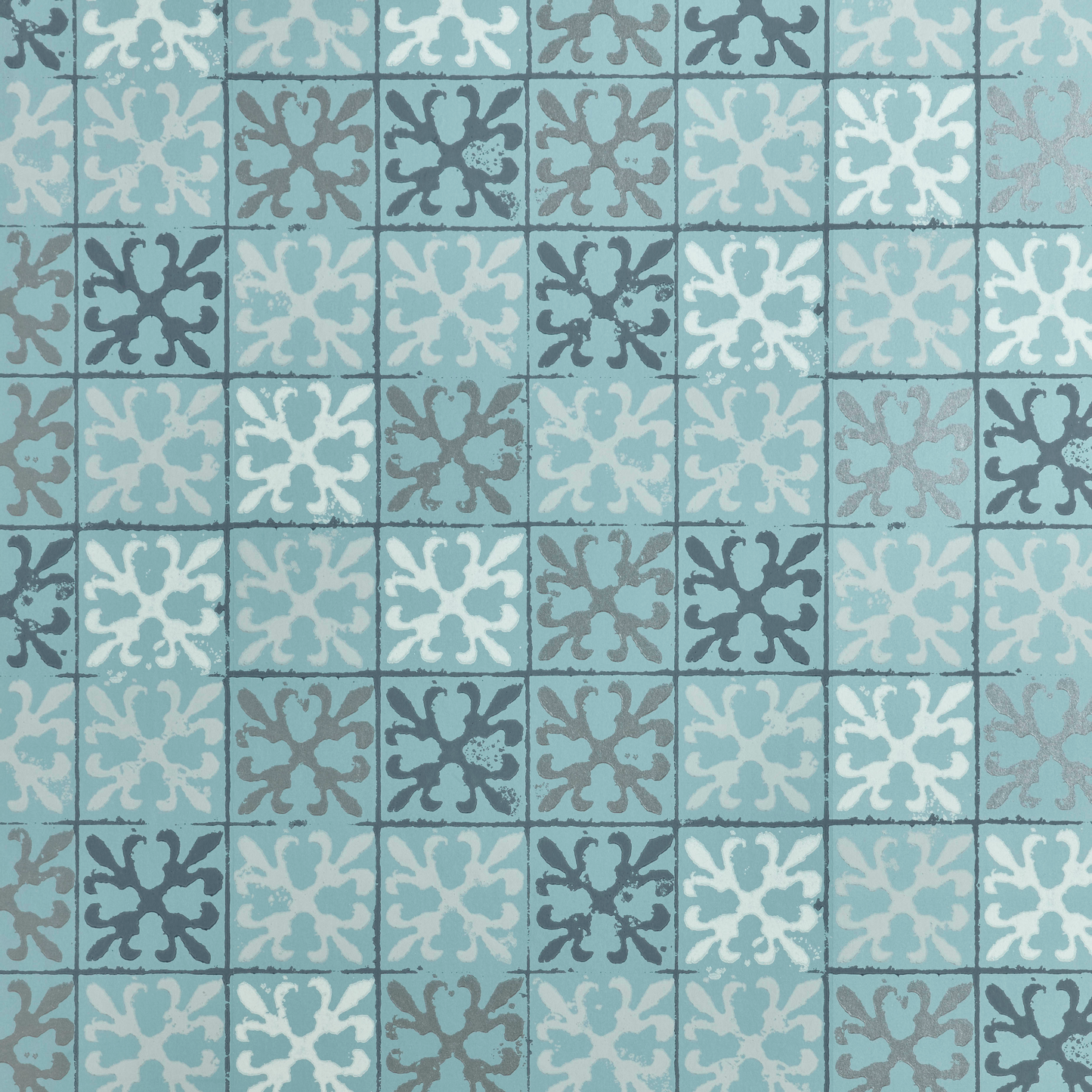 Fleur de Lys Tile Wallpaper