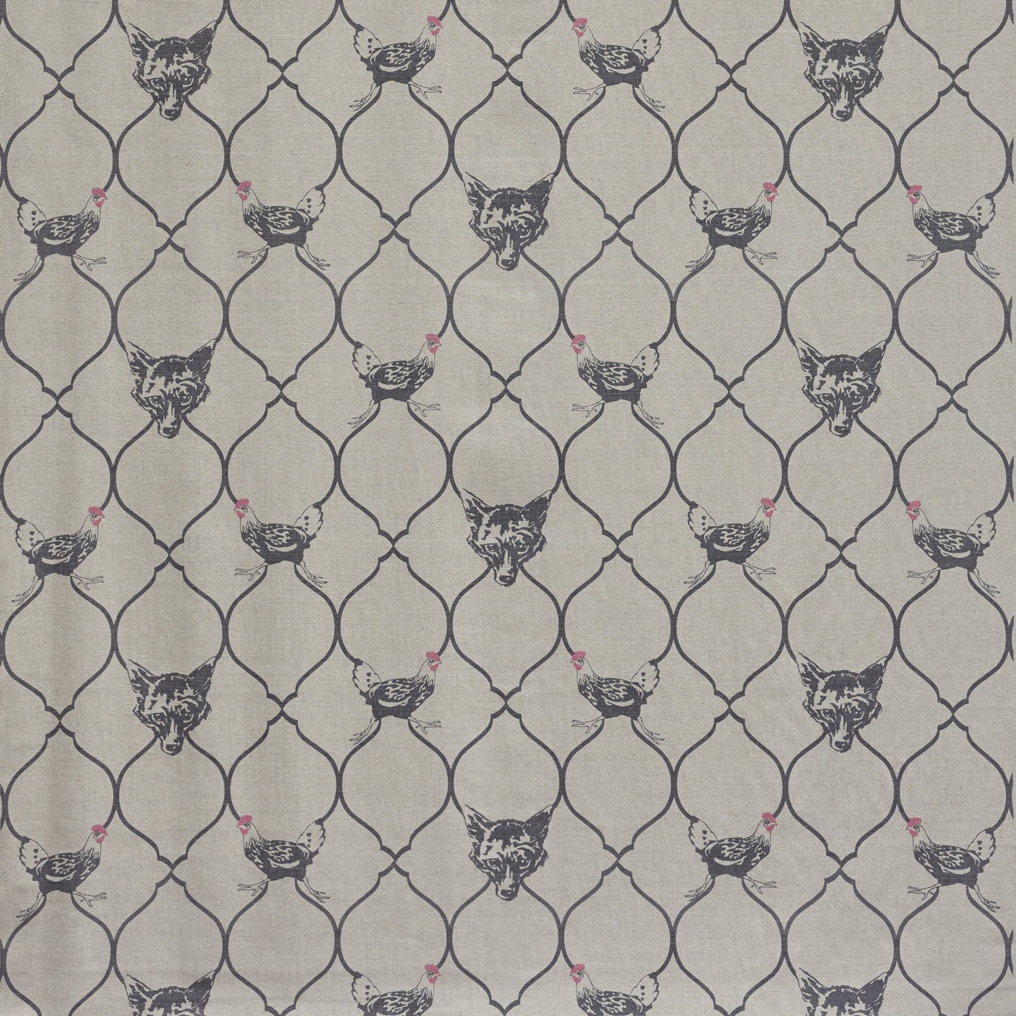 Fox & Hen Fabric