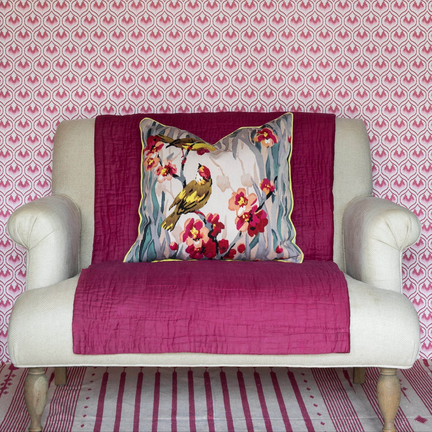 Ikat Heart Wallpaper