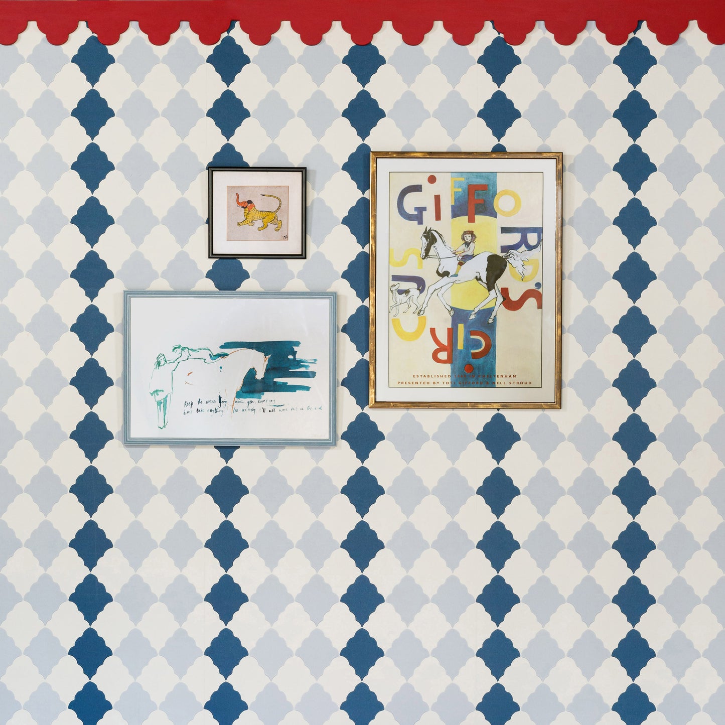 Quilted Harlequin Wallpaper