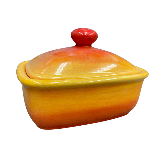 Butter Dish with Lid - Sunrise/Sunset