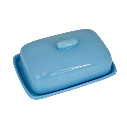 Butter Dish Sky Blue Glaze