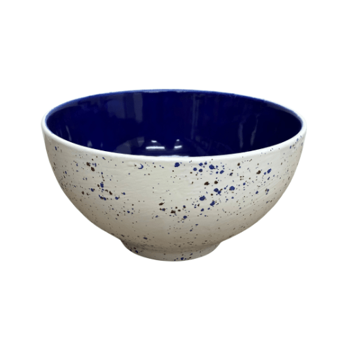 Ceramic Fruit Bowl Royal Blue