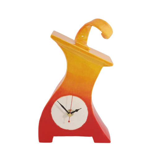 Ceramic Mantel Clock - Graduated Colour