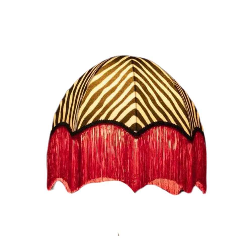 The Red Zebra Lampshade