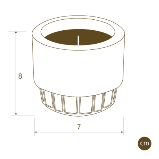 Candle - Burnt Ochre