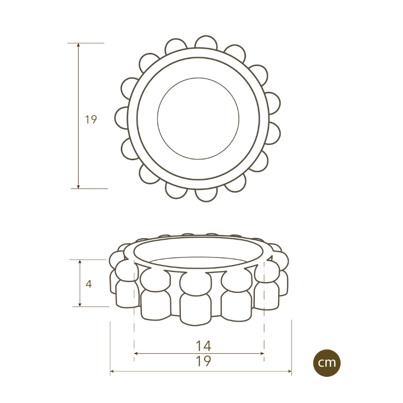 Ornament Tray - Sandstone