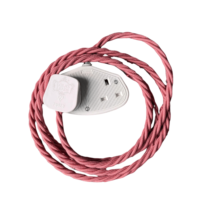 Fabric Extension Cable in Pompadour