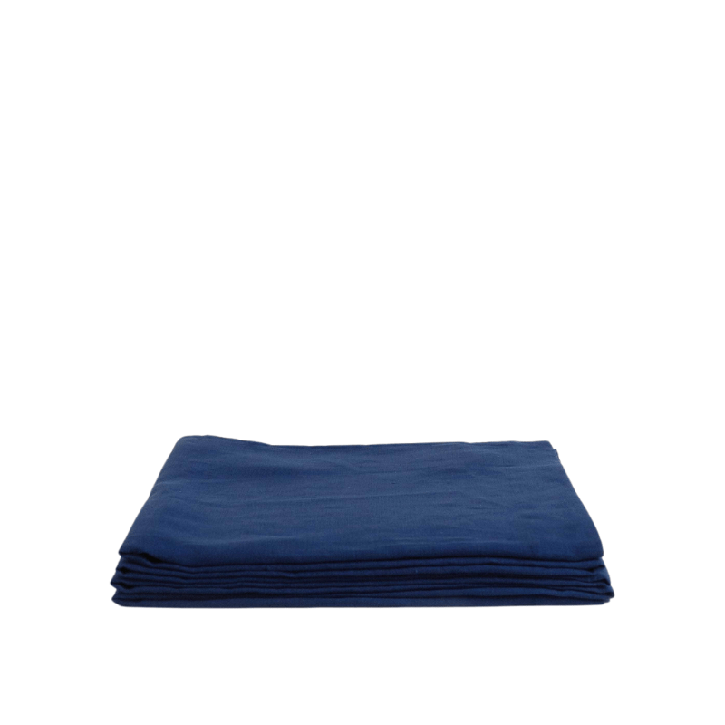 Hemp Flat Sheet Midnight Blue