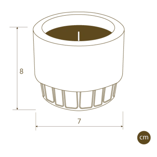 Candle - Sandstone