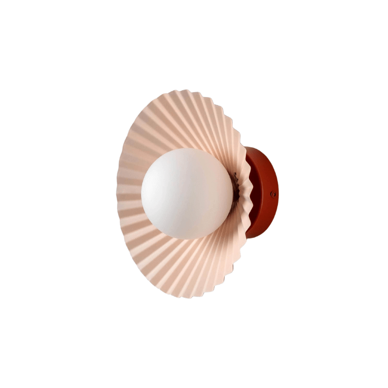 The Pleat wall and flush ceiling light - Houseof x Emma Gurner