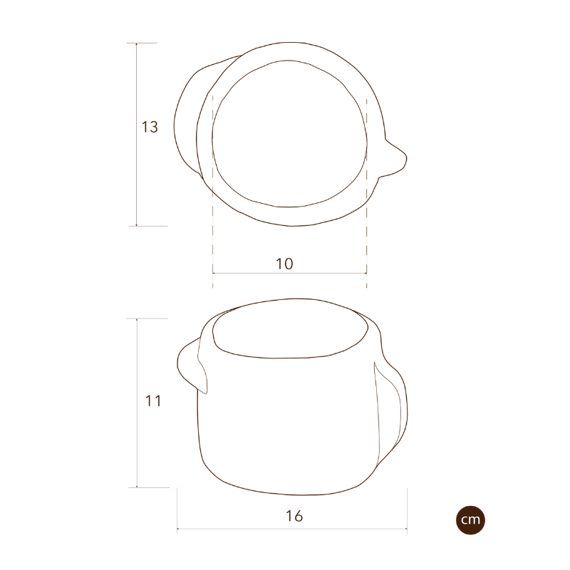 Plant Pot - Burnt Ochre