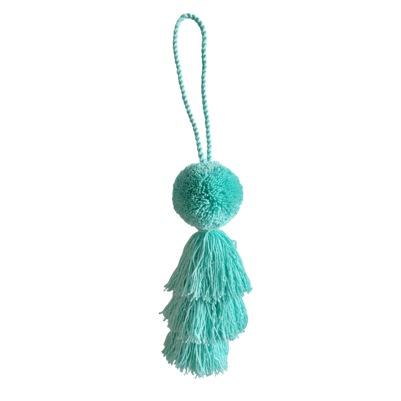 Wayuu Pastel Pom Pom Tassel