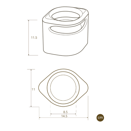 Plant Pot - Burnt Ochre