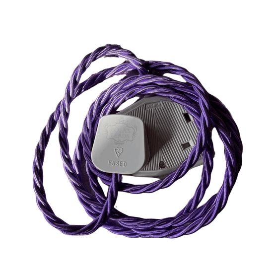 Fabric Extension Cable in Violet