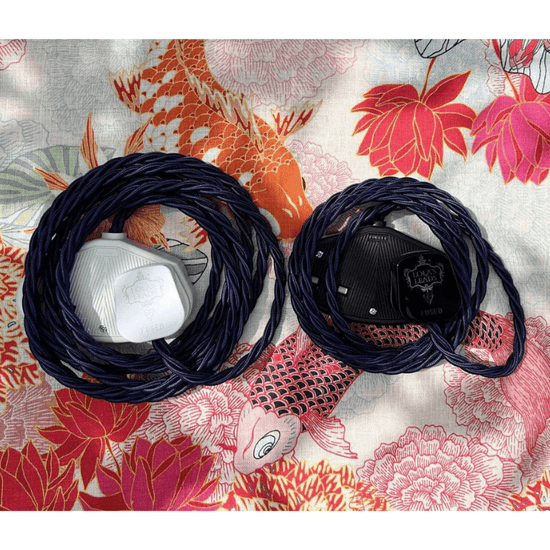 Fabric Extension Cable in Indigo