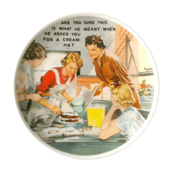 "Cream pie" Wall Plate