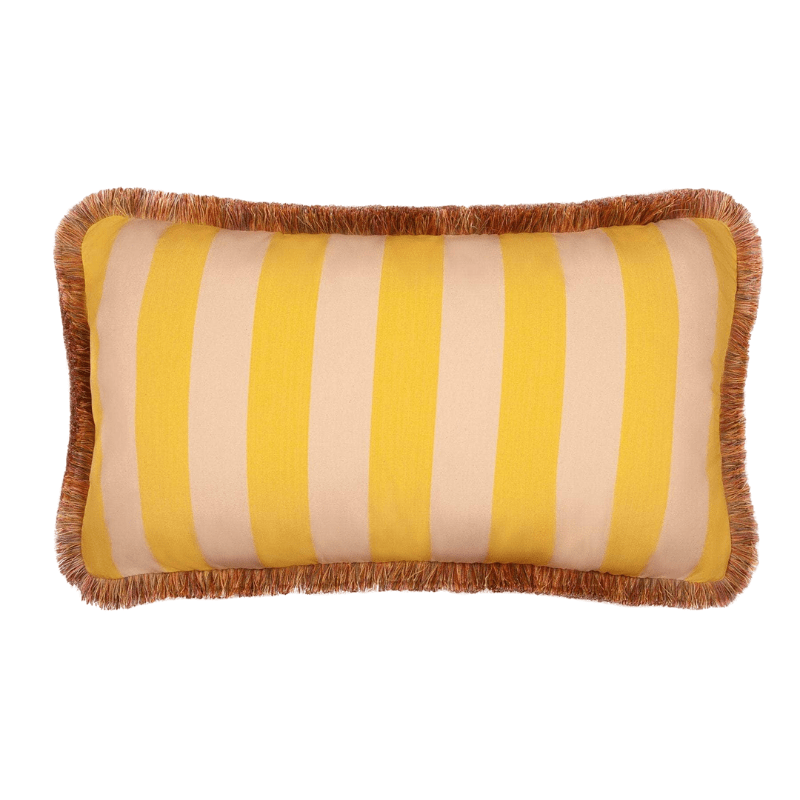 Sonia Stripe Cushion, Citron